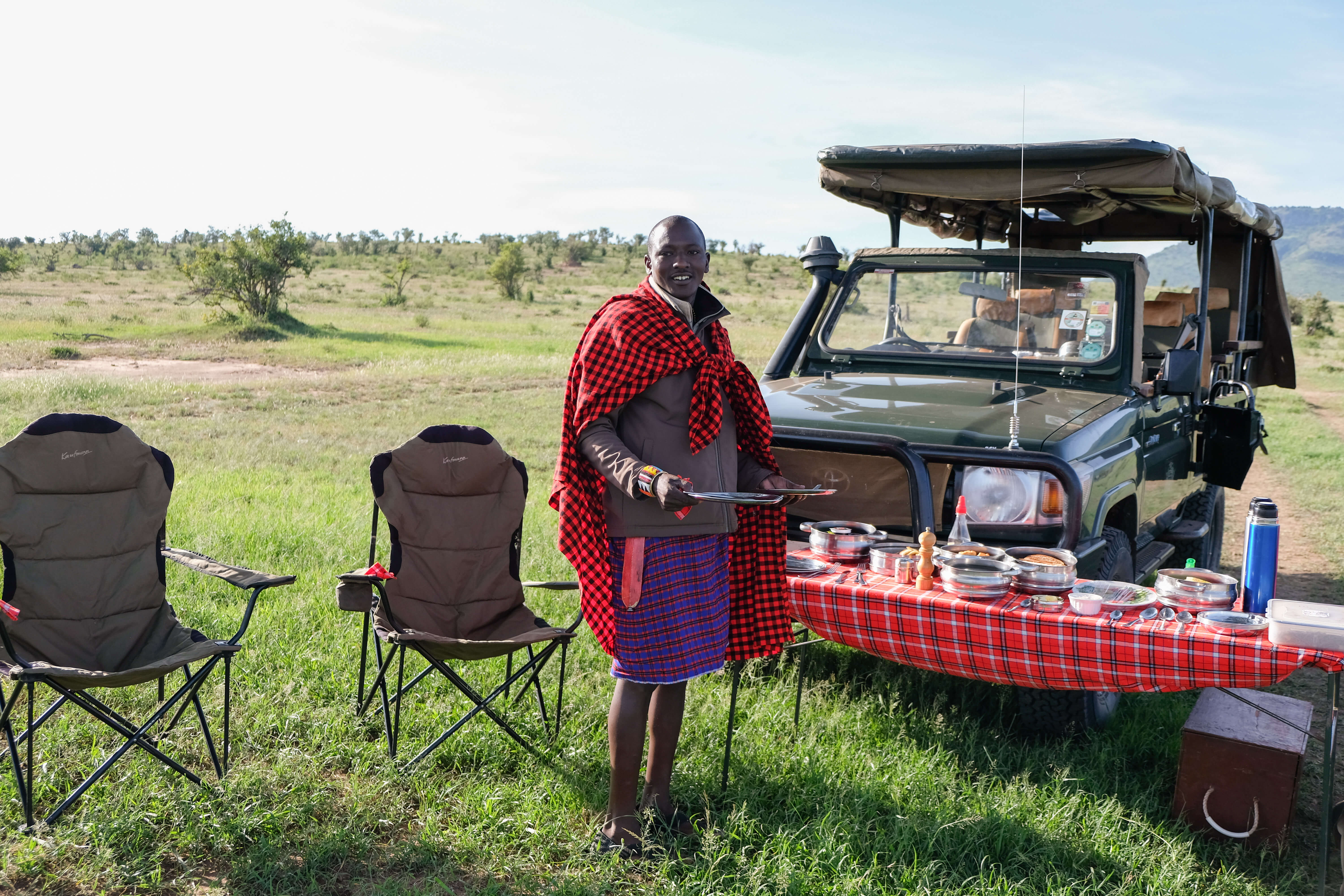 Maasai Guide on Safari
