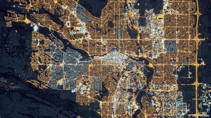 Kanada, Lichtverschmutzung Calgary 2015 (GFZ Potsdam)