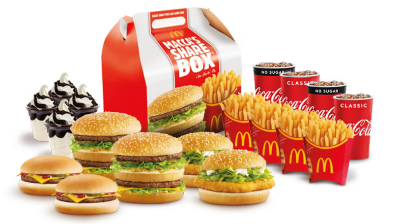 McDonalds Start Selling Family Share Box bfcc3a375a94e6ded4cc7992bf501533