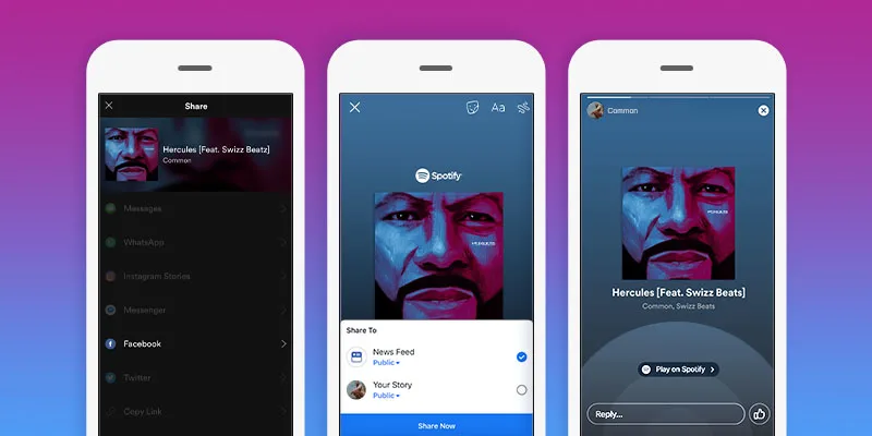, You can now share music from Spotify to Facebook Stories, #Bizwhiznetwork.com Innovation ΛＩ