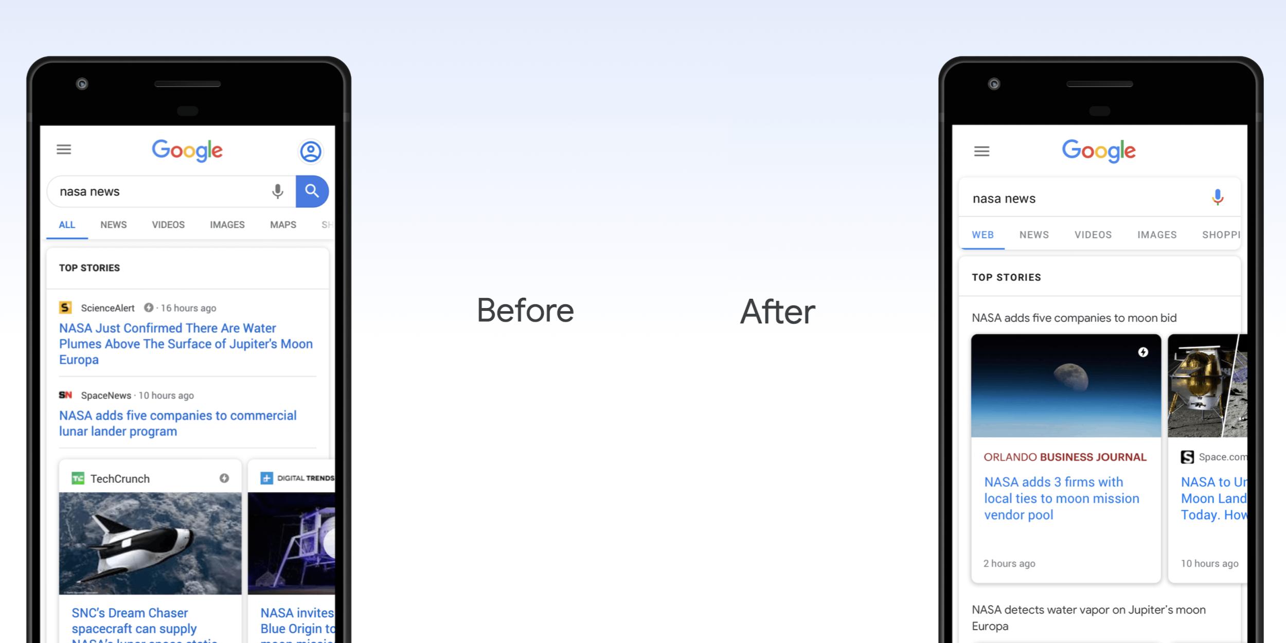 , Google adding more news content to &lsquo;top stories&rsquo; in search results, #Bizwhiznetwork.com Innovation &Lambda;Ｉ