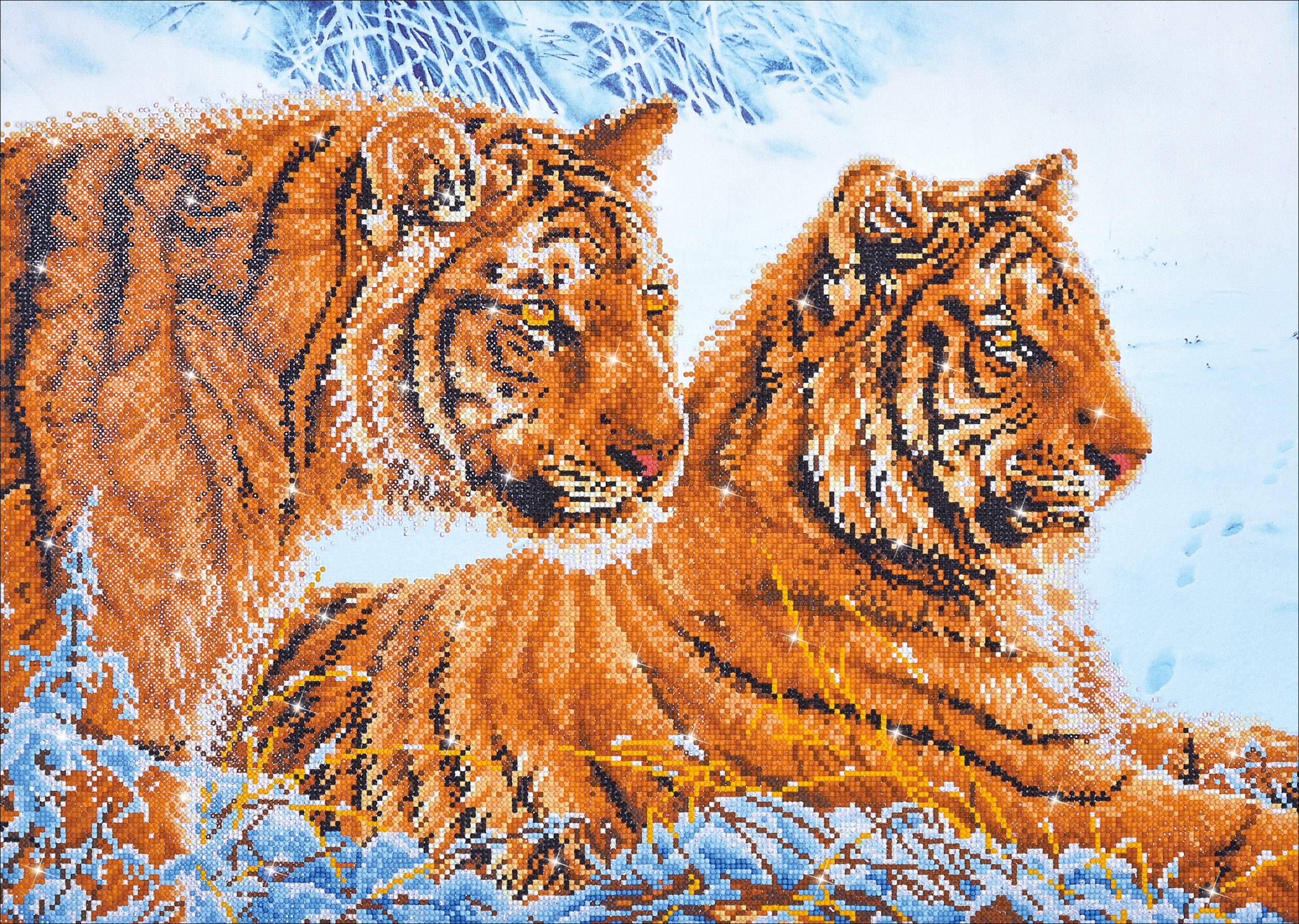 A Tiger In The Snow Scan Vf