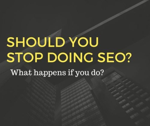 , What happens if you stop doing SEO?, #Bizwhiznetwork.com Innovation ΛＩ