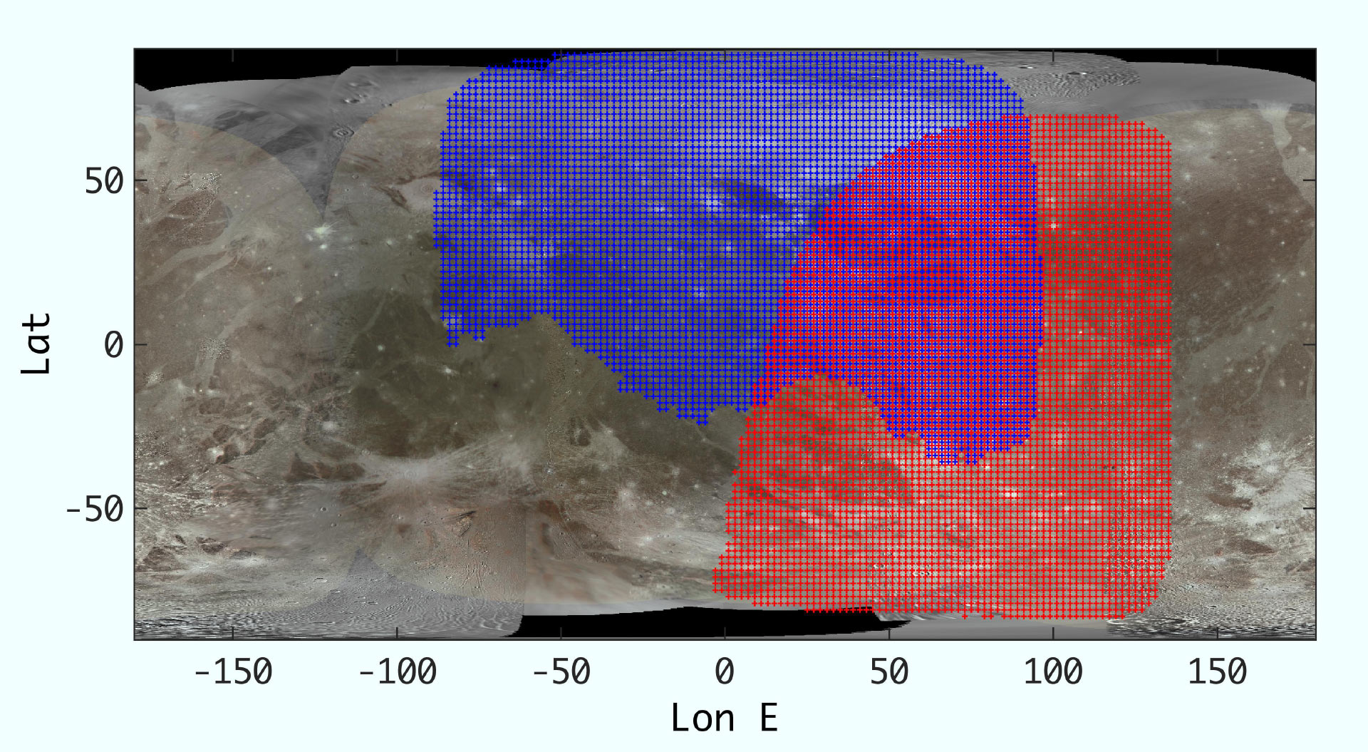 , Infrared Map of Ganymede, #Bizwhiznetwork.com Innovation ΛＩ